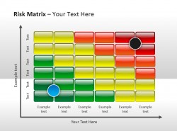 带标记小球的风险矩阵 | PPT设计教程网