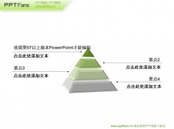 四层金字塔ppt素材下载 | PPT设计教程网