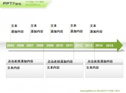 常规时间轴ppt模板素材下载 | PPT设计教程网