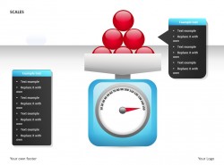 蓝色称之红色小球PPT素材下载 | PPT设计教程网