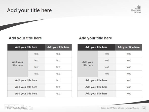  University Of Iowa Powerpoint Template Download PPT PPT 