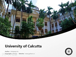 University of Calcutta powerpoint template download | 加尔各答大学PPT模板下载