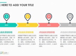 3组多彩时间轴PPT模板