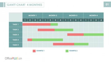 甘特图_数据图表_ppt模板_ppt设计教程网