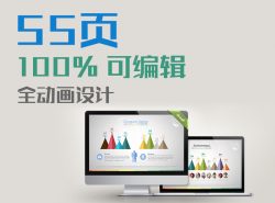 55页高品质商务通用全动画PPT主题下载