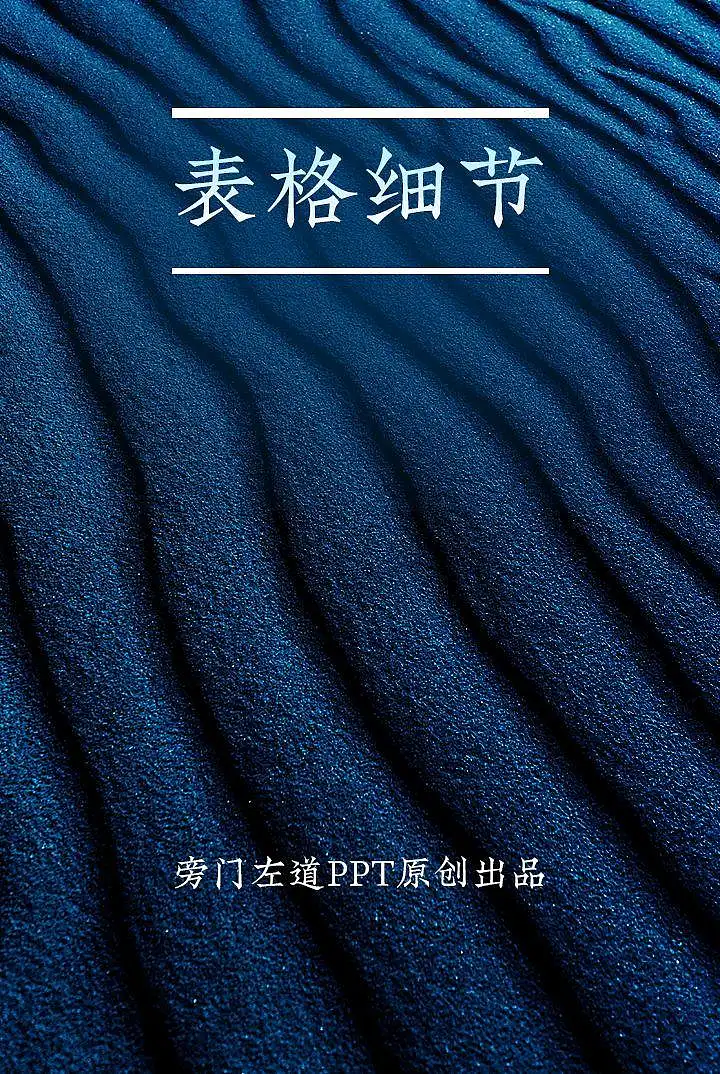 PPT表格太丑？這3個設(shè)計細節(jié)，你一定要收藏！