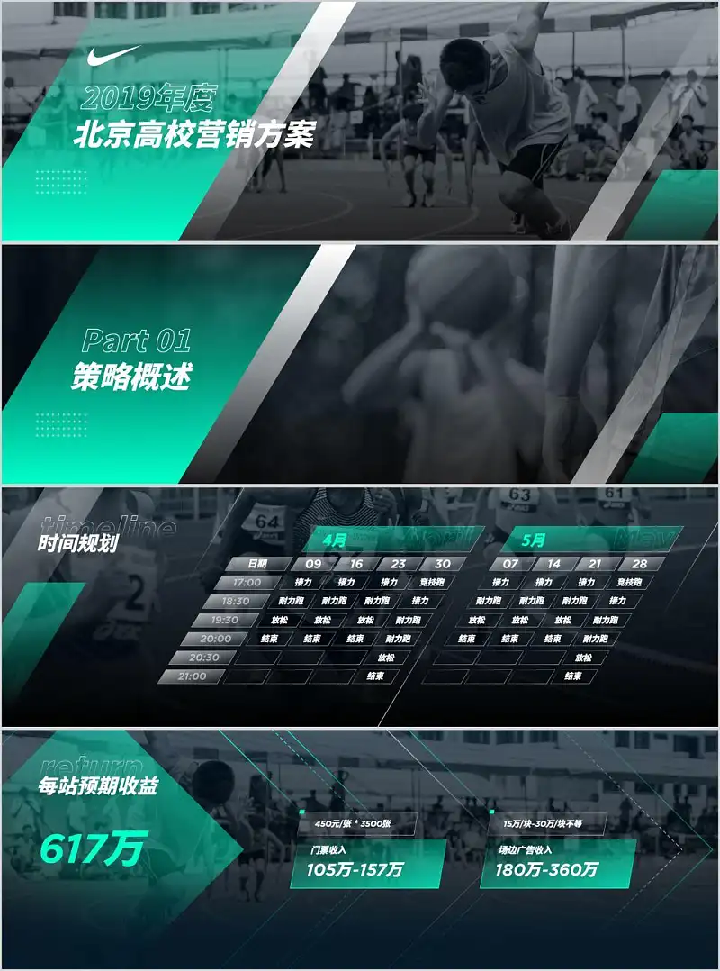 我花了1小时，帮读者修改了一份运动风PPT！