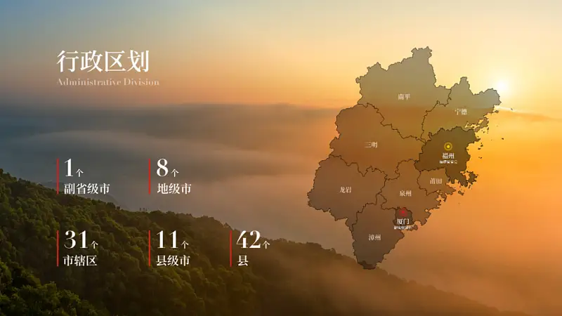 我只用一张图给福建改了份PPT，发到知乎后，一夜火了！