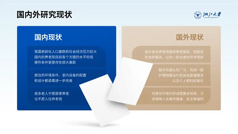 我帮一位学长，做了份浙江大学的答辩PPT，第四页好绝！