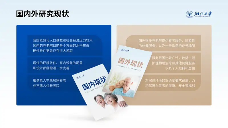 我帮一位学长，做了份浙江大学的答辩PPT，第四页好绝！