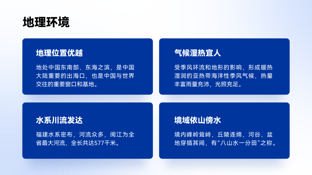 我?guī)椭蹙W(wǎng)友，改了一份福建政府的PPT！地圖頁超逼格！