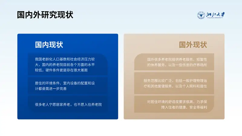 我帮一位学长，做了份浙江大学的答辩PPT，第四页好绝！
