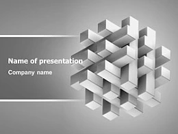 立方体,魔方,空间,很酷,韩国ppt模板,科技,互联网