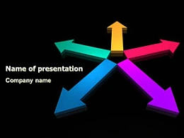 商务,商业,5,箭头,分散,创意,IT,韩国模板,彩色