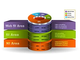 图表,大型,混合,饼图