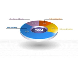 数据,立体,饼图