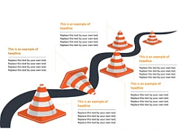 路障,雪糕筒,提示,危险,河流,施工,修路