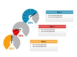 图表,饼状图,指针,箭头,数据,方向