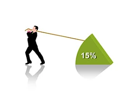 饼图,立体,商务,人,小人,拉