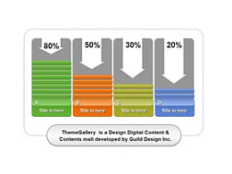 4,对比,数据,柱状图,箭头