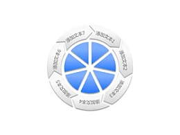 构成,商务,结构,7,7方面,核心,圆圈,逻辑图示,重点,箭头,方向,循环