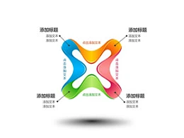 3D,立体PPT素材,4,要点,核心,swot,商务,信息化,材质,纽带