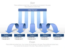 漂亮箭头,5,丝带,波浪,3D,立体