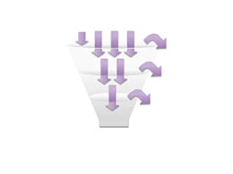 漏斗,水杯,箭头,漏出来,顺序,步骤,渐进,过程