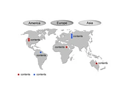 ppt地图,世界地图,矢量地图,可编辑地图,全球首都地图