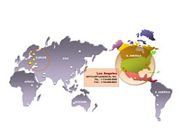 ppt地图,世界地图,矢量地图,可编辑地图,全球首都地图