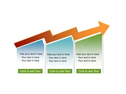 3D，立体,箭头,业绩,上升,波动,阶段,流程