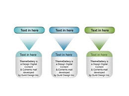 3,三角形,箭头,顺序,推导,渐变,金属质感