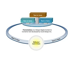3D,立体,建筑,圆形,圆环