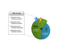 3D,立体,圆形,小人,数据,图表,报告