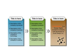 3D,立体,3部分,3,水晶,箭头,递进,进阶,时间顺序