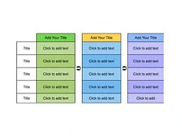 3D,表格,立体,质感表格,箭头