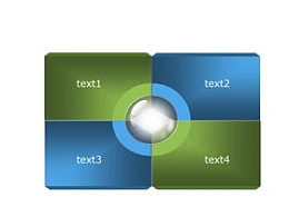 3D,立体,3部分,步骤,4要点,水晶,总分,炫光