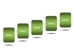 3D,立体,5部分,步骤,5要点,时间顺序,时间发展,公司历史,公司发展,框架图,架构图