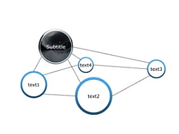 3D,立体,4部分,4要点,结构,组织架构,框架,结构图,网络,企业布局