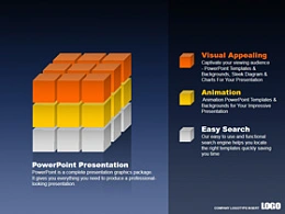 商务,3D,立体,方块,正方形,团队,组成部分,组织,实力,企业优势,坚固