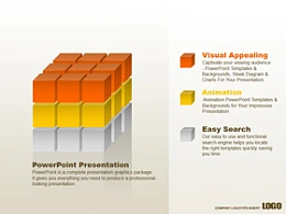 商务,3D,立体,方块,正方形,团队,组成部分,组织,实力,企业优势,坚固