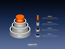 韩国,pptkorea,商务,精美,立体,3D,柱形,水管,圆环,柱形图,组成部分,管道,结构