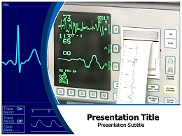 医学医药行业蓝色仪器仪表PPT模板