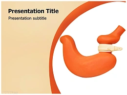 医学医药行业橙色圈带,胃束带手术PPT模板