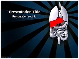 医学医药行业肝脏疾病PPT模板