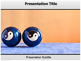 医学医药行业中国健身球PPT模板