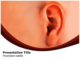 医学医药行业耳朵PPT模板