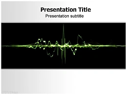 医学医药行业心电图PPT模板