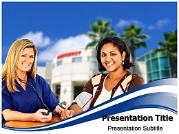 医学医药行业护士ppt模板