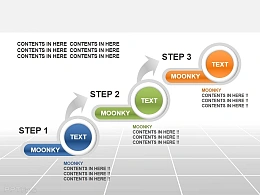 moonkey图表,攀升,3D,箭头,发展,递进关系,公司发展历程,提升,水晶,立体,辐射线,消失点
